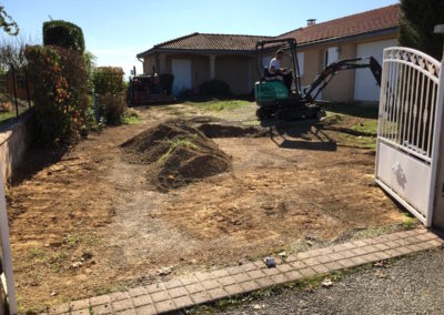 Terrassement réalisation d’un accès à Jassans Riottier