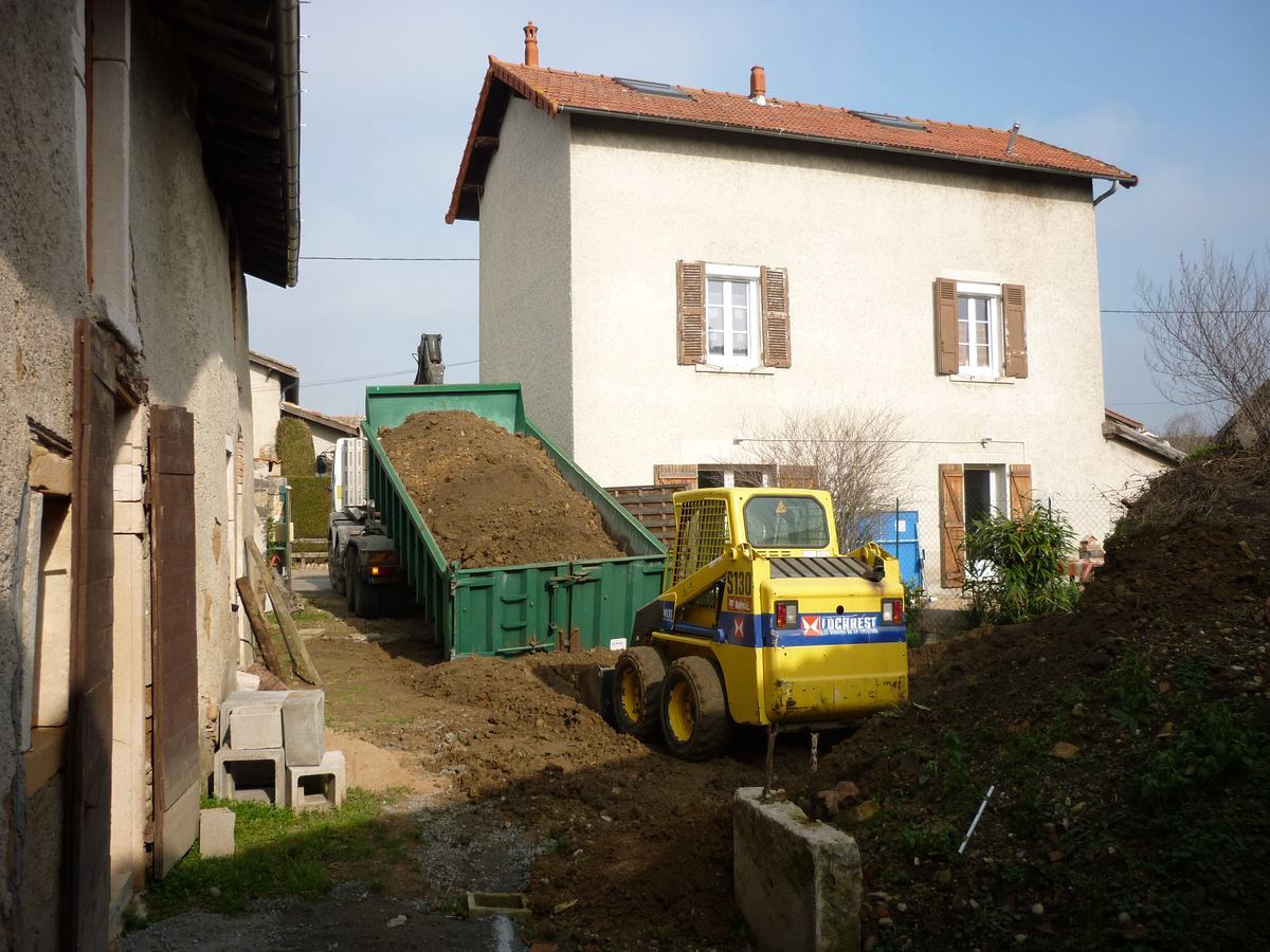 Terrassement avec évacuation des terres à Ars sur Formans